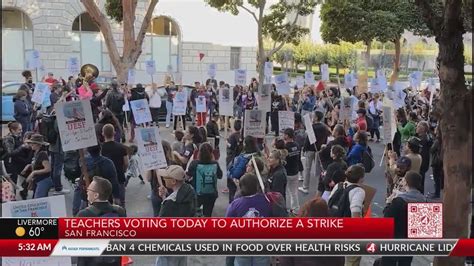 SF teachers voting today to authorize strike